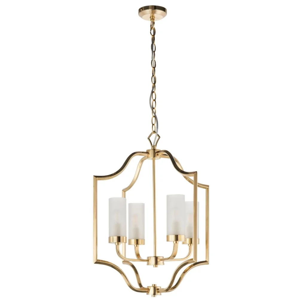 Lampa wisząca złota klatka  Erta 4