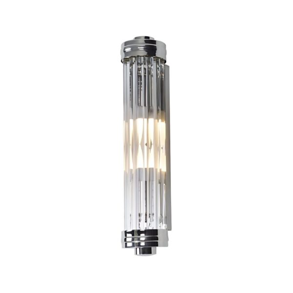 Kinkiet szklany Art Deco Silver II