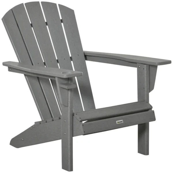 Krzesło ogrodowe Adirondack Hampton Gray Chair