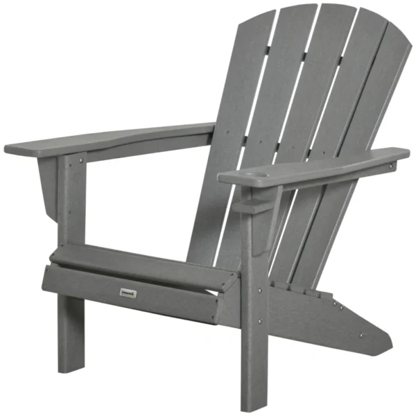 Krzesło ogrodowe Adirondack Hampton Gray Chair