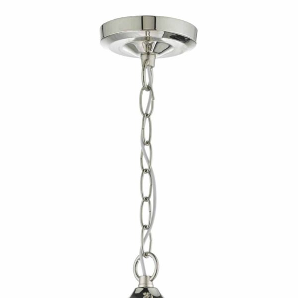 Lampa wisząca kula Viena III Silver 32 cm