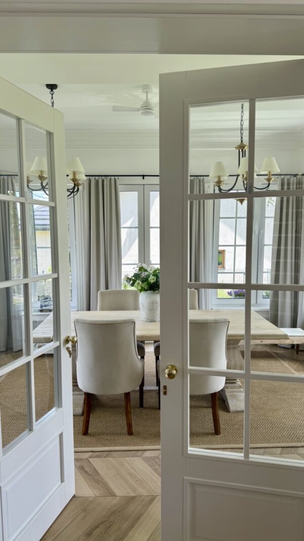 Żyrandol do salonu w stylu rustykalnym Hamptons 5-ramienny