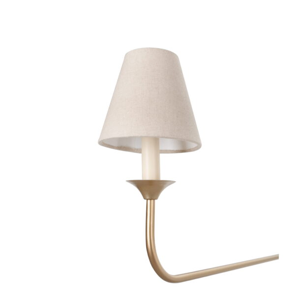 Duży żyrandol w stylu farmhouse Vernon Gold śr.150cm