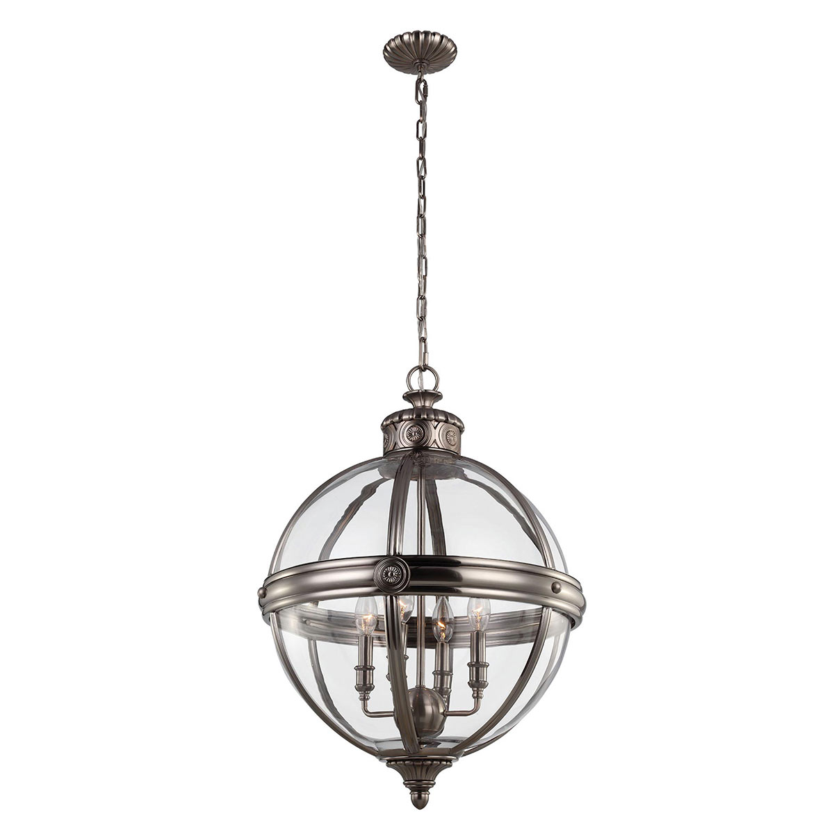 Lampa wisząca Adriane - Antyczny nikiel
