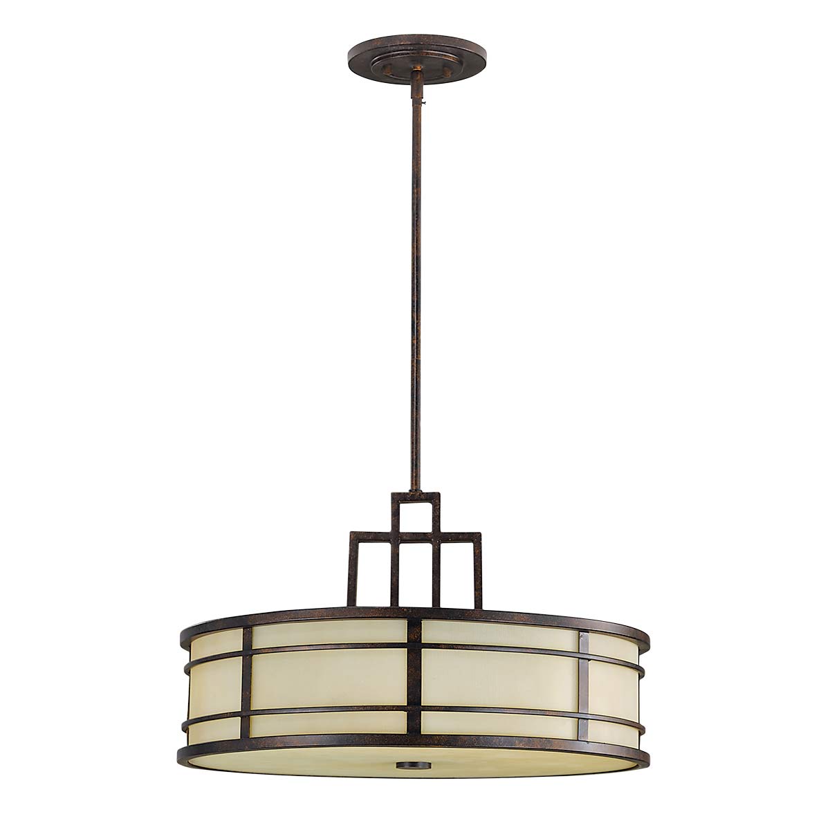 Lampa wisząca Futton - Grecki brąz