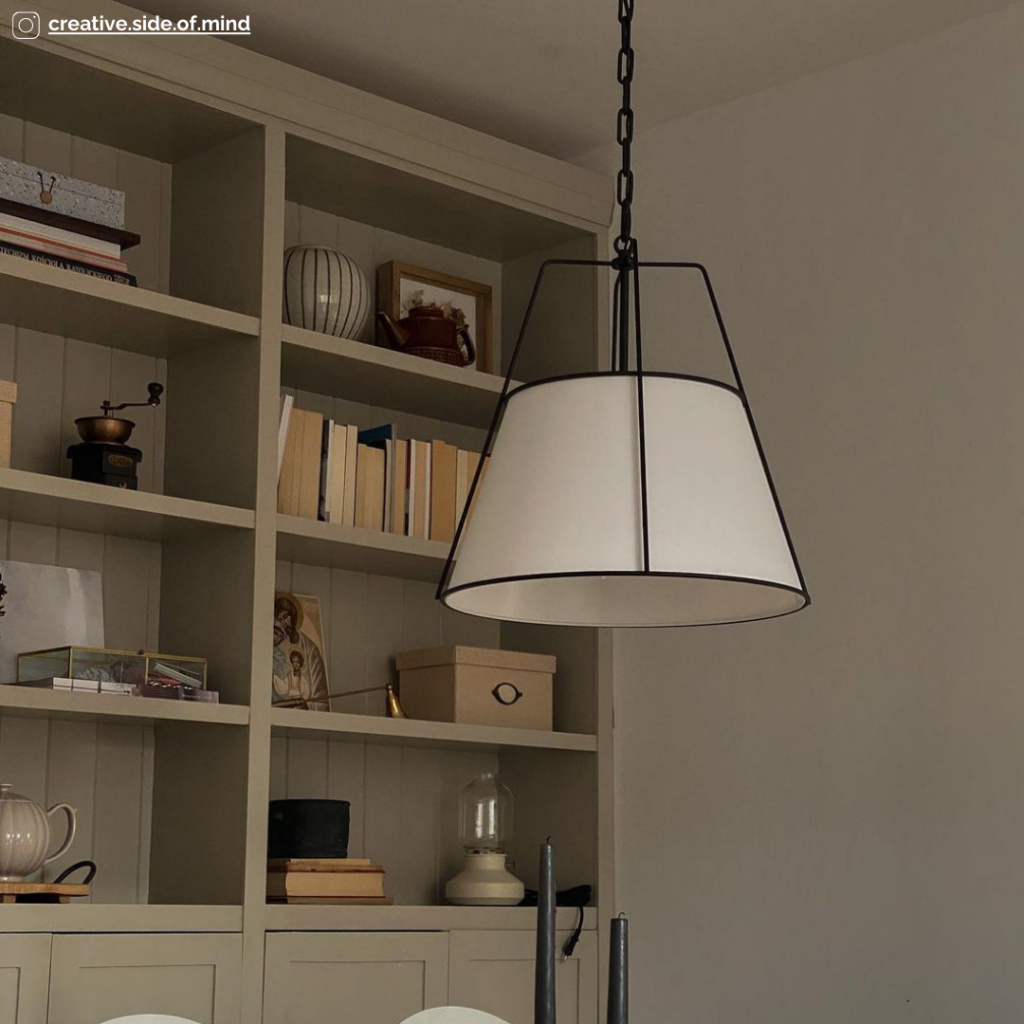 Lampa wisząca nad stół w stylu modern farmhouse Bigbury Black