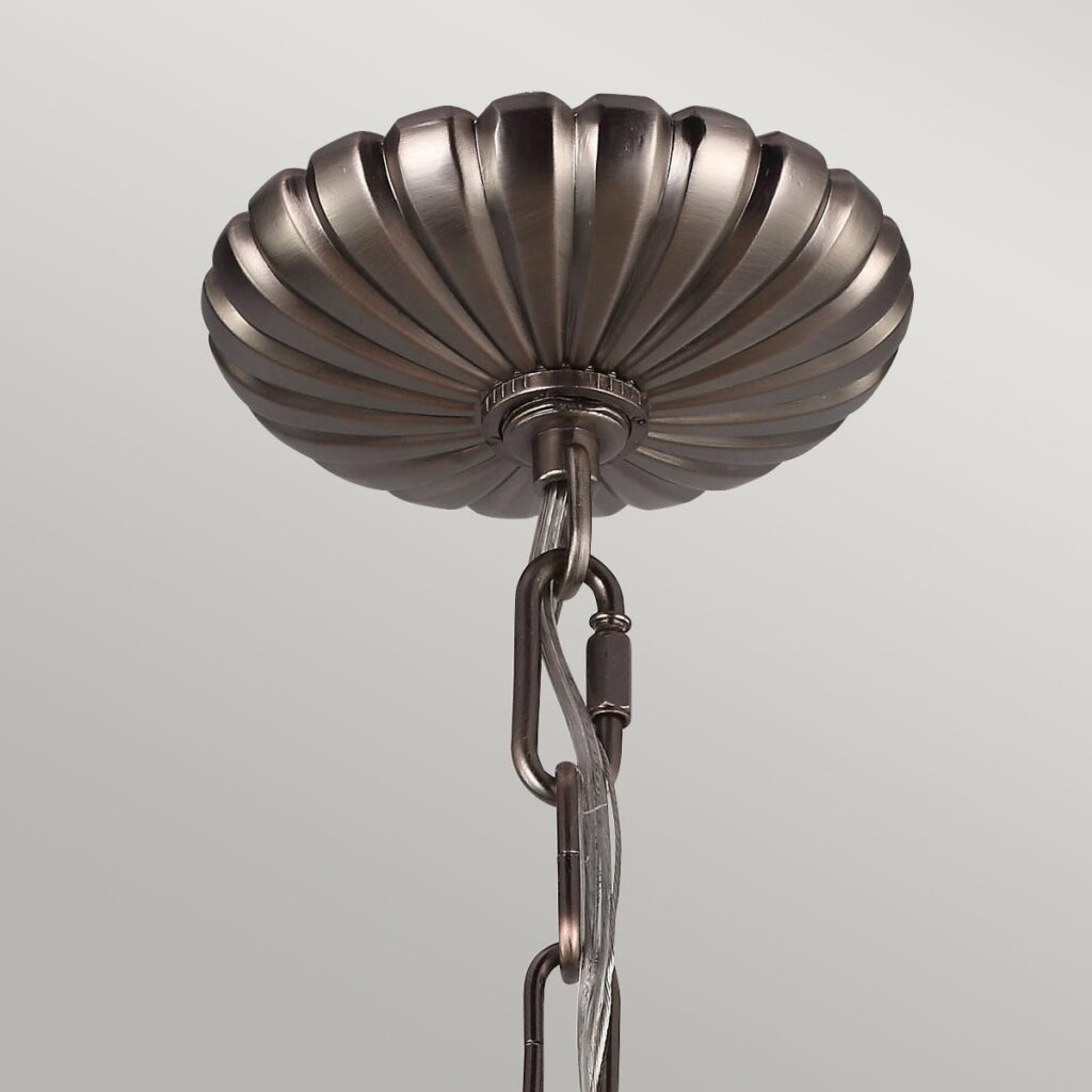 Lampa wisząca Adriane - Antyczny nikiel