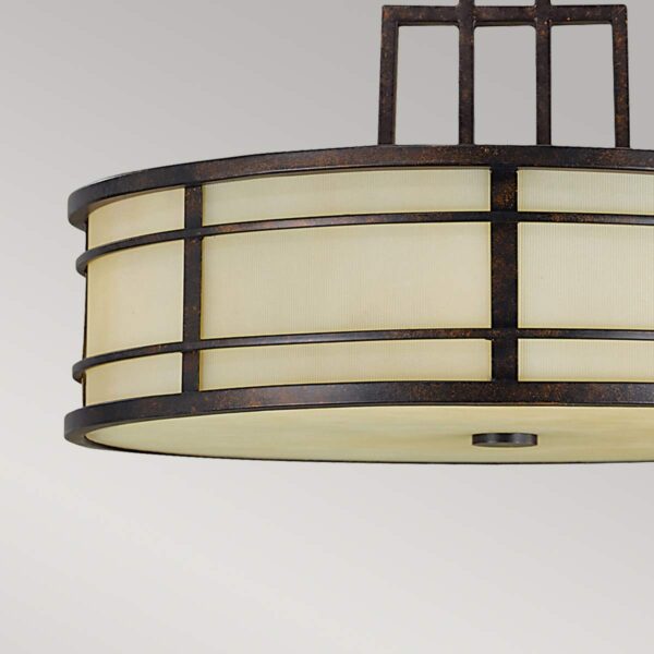 Lampa wisząca Futton - Grecki brąz
