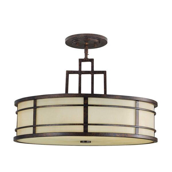Lampa wisząca Futton - Grecki brąz