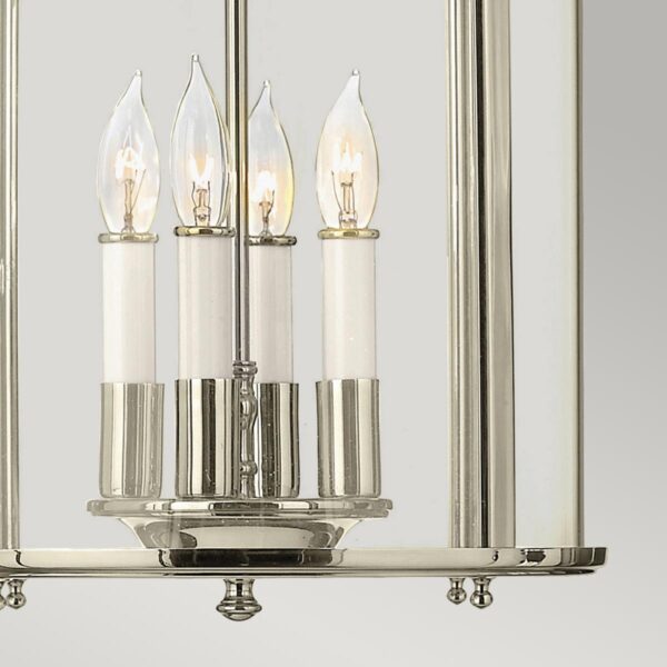 Średnia lampa wisząca Imperial Polerowany nikiel