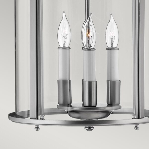 Średnia lampa wisząca Imperial Pewter