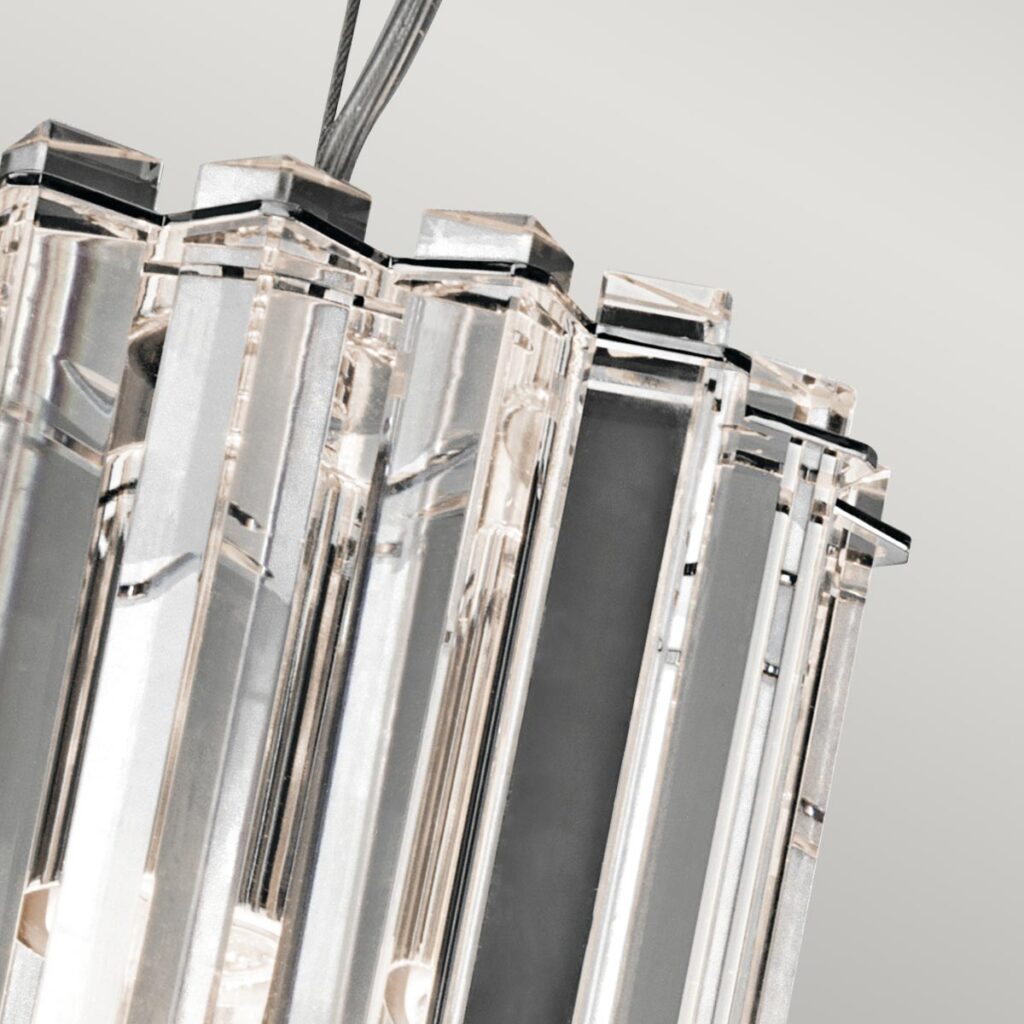 Mała lampa wisząca Crystal Skye - 2 źródła światła