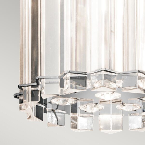 Mała lampa wisząca Crystal Skye - 2 źródła światła