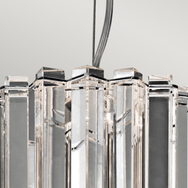 Mała lampa wisząca Crystal Skye - 2 źródła światła