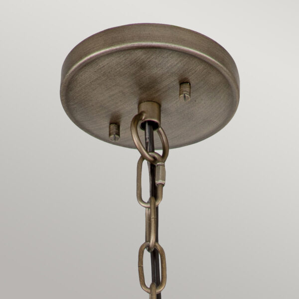 Lampa wisząca ogrodowa typu kula  Halleron Oksydowany brąz