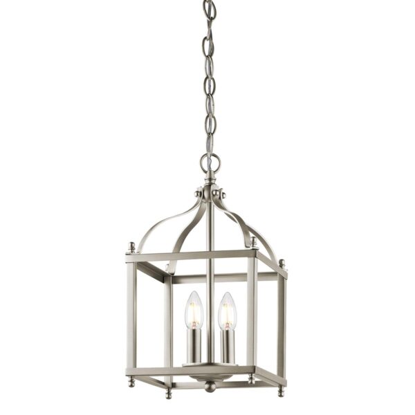 Mała lampa wisząca typu klatka Lark Gold