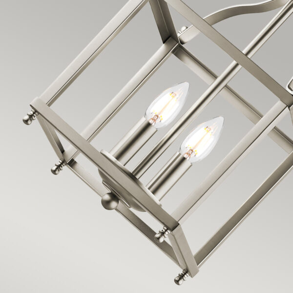 Mała lampa wisząca typu klatka Lark Gold