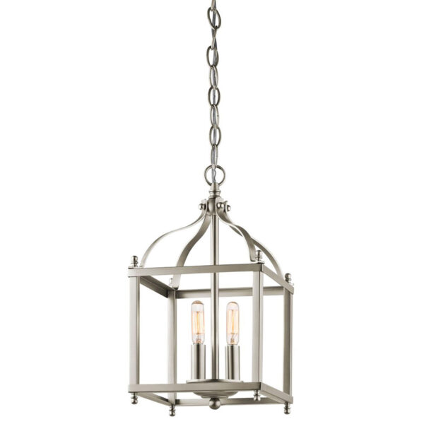Mała lampa wisząca typu klatka Lark Gold