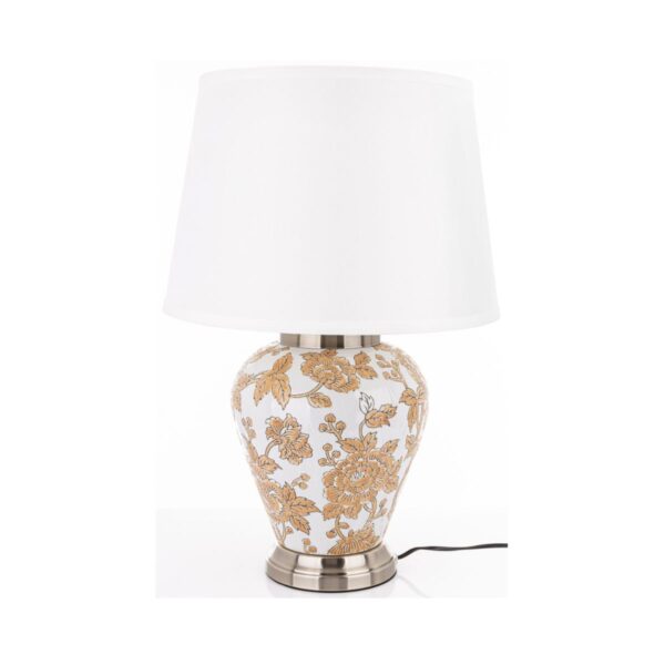 Lampa ceramiczna w kwiatowy wzór hampton Florals