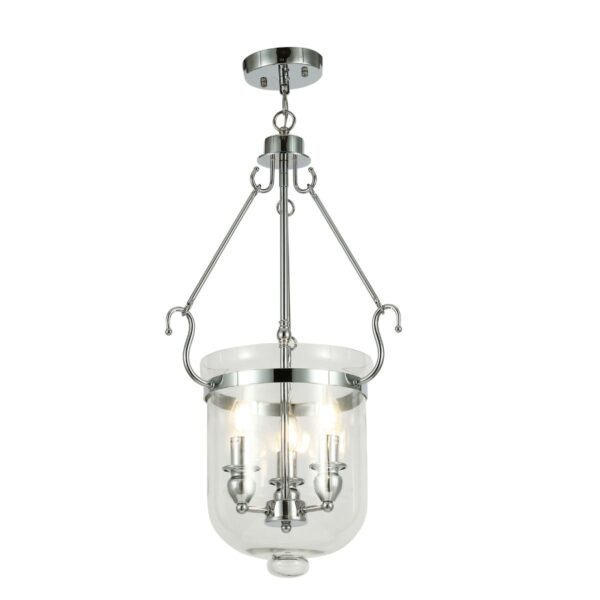 Srebrna lampa nad wyspę do kuchni Lora