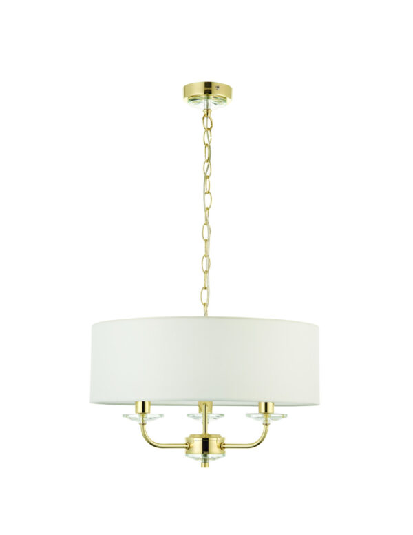 Nowoczesna lampa wisząca Kimberly 3 gold