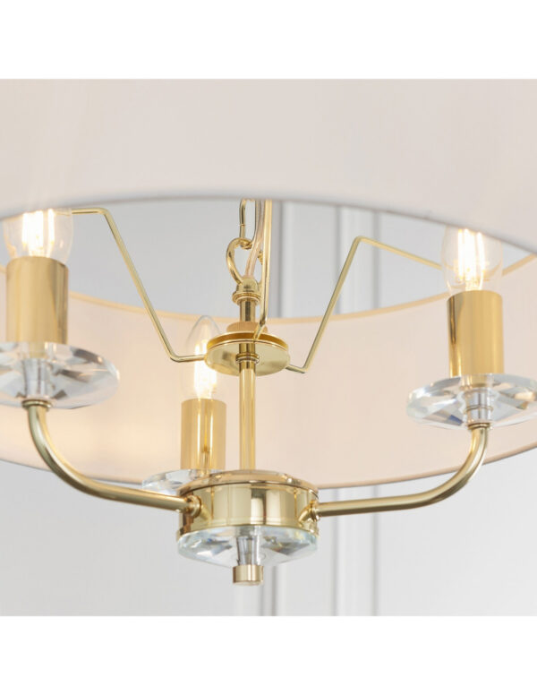 Nowoczesna lampa wisząca Kimberly 3 gold