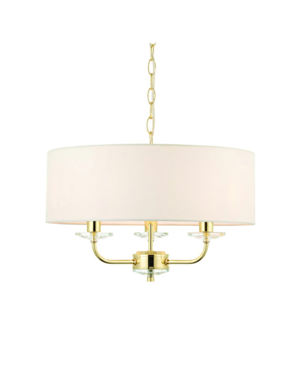 Nowoczesna lampa wisząca Kimberly 3 gold