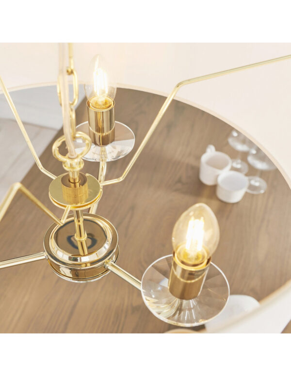 Nowoczesna lampa wisząca Kimberly 3 gold