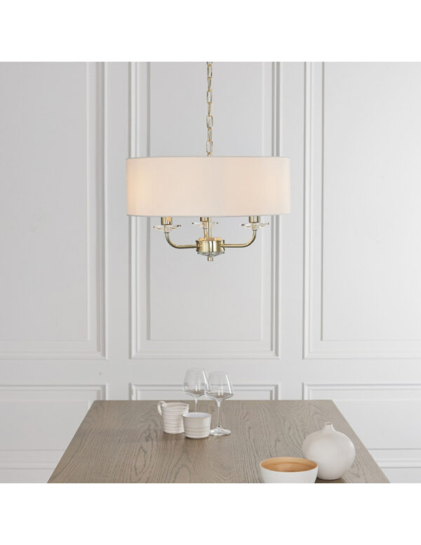 Nowoczesna lampa wisząca Kimberly 3 gold