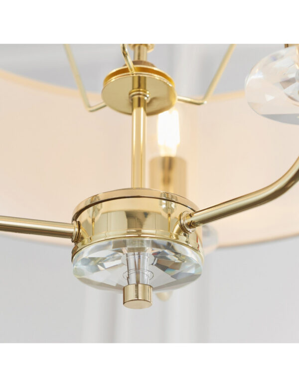 Nowoczesna lampa wisząca Kimberly 3 gold