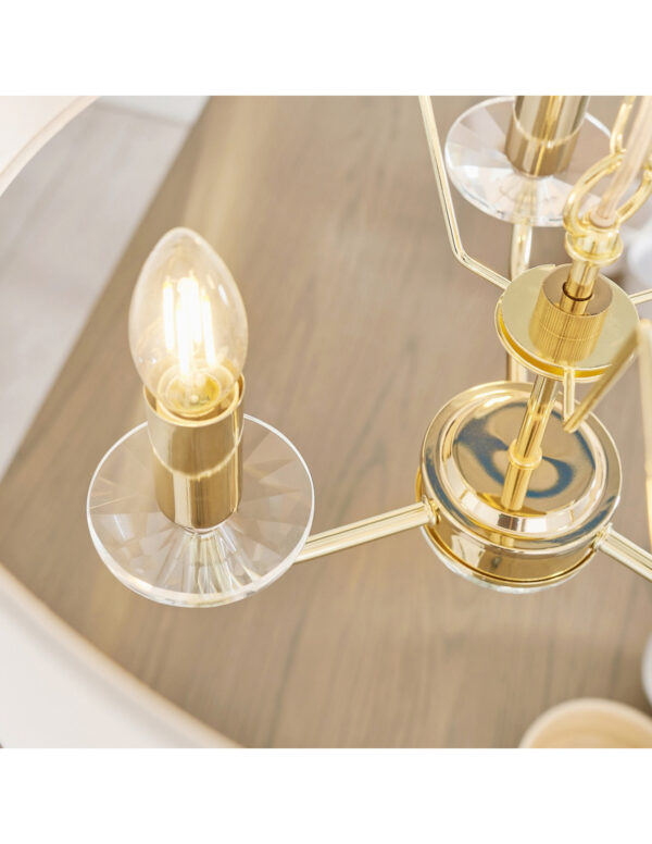 Nowoczesna lampa wisząca Kimberly 3 gold