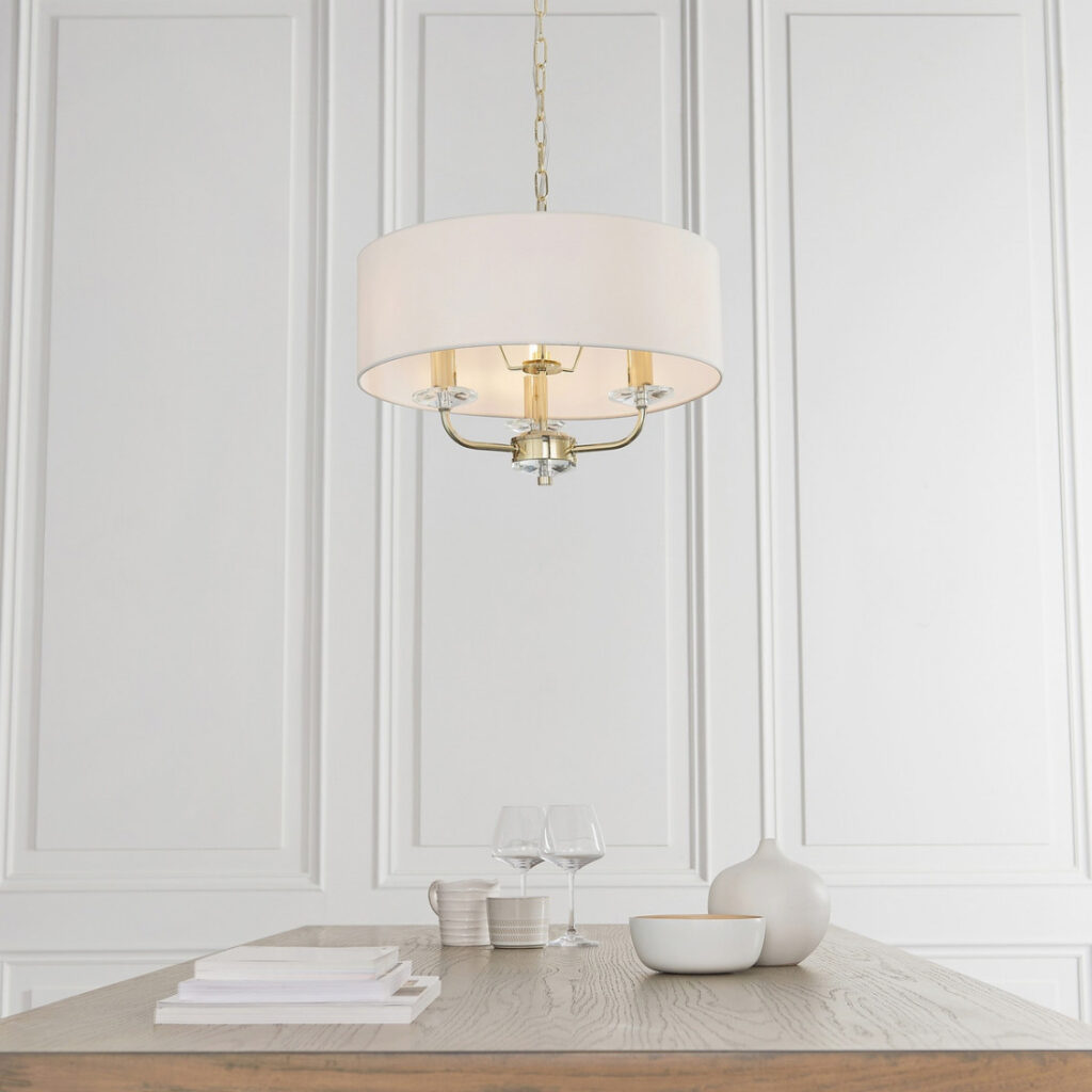 Nowoczesna lampa wisząca Kimberly 3 gold