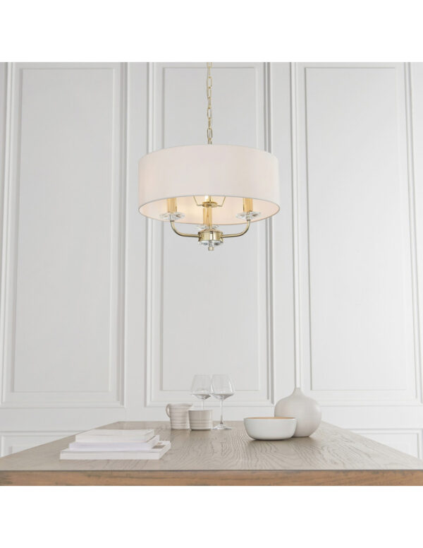 Nowoczesna lampa wisząca Kimberly 3 gold
