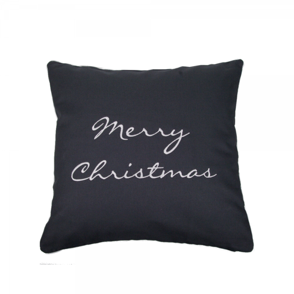 Poduszka świąteczna Merry Christmas Navy