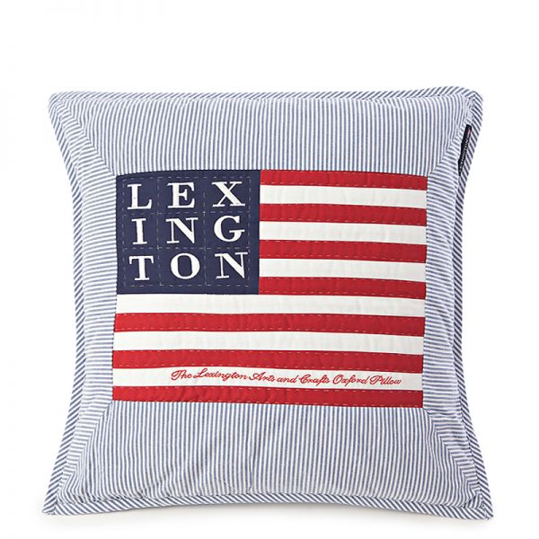 Poszewka Lexington Logo Art & Crafts Sham Blue&White