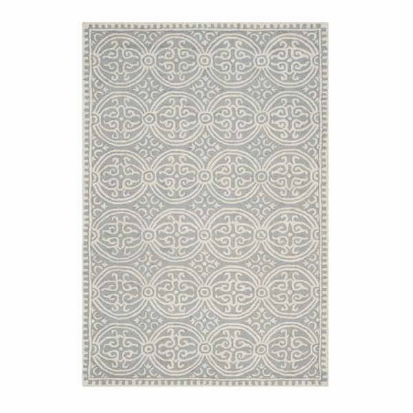 Dywan Geometric Silver&Ivory 152x243cm