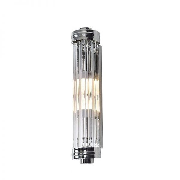 Kinkiet szklany Art Deco Silver III