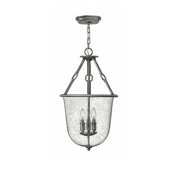 Lampa wisząca transparentna do hallu Dakota