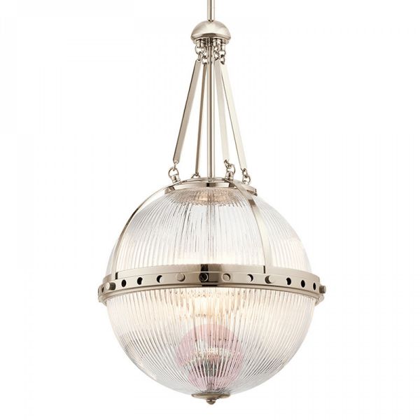 Lampa wisząca kula Aster Silver
