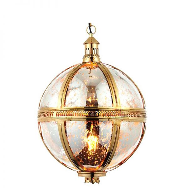 Lampa wisząca kula Beatrice II gold 41cm