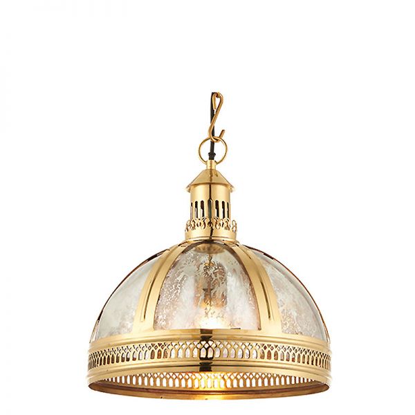 Lampa wisząca kula Beatrice Half III gold 30,5cm