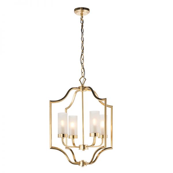 Lampa wisząca złota klatka  Erta 4