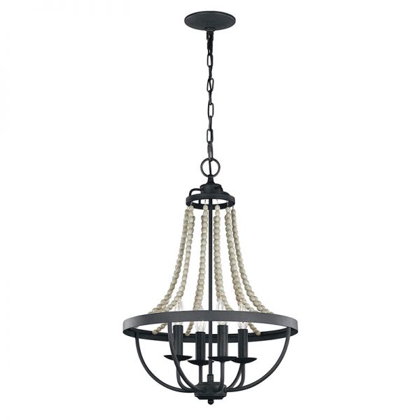 Lampa wisząca w stylu farmhouse Nora 4 śr.43,50cm