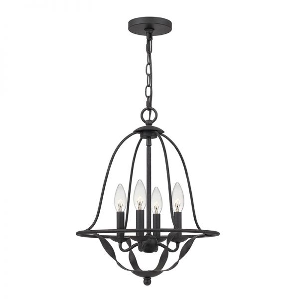 Lampa wisząca ciemnoszara Brompton 4