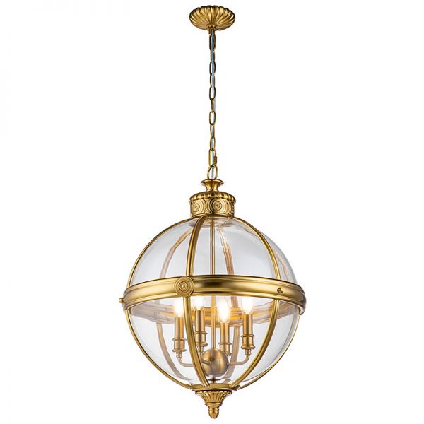 Lampa wisząca kula Globe 4 Gold