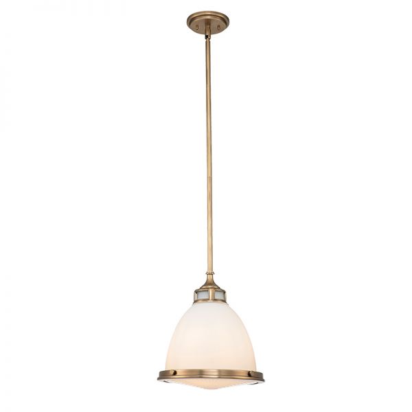 Lampa wisząca do kuchni ze szklanym abażurem Lucia Gold M