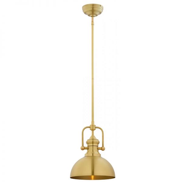 Złota lampa pojedyncza wisząca do kuchni/jadalni Lucas Gold 1
