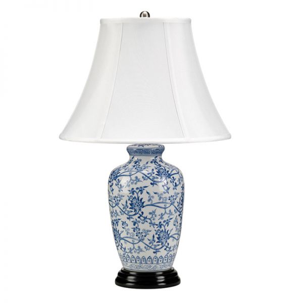 Lampa stołowa ceramiczna Blue&White Ginger Jar III