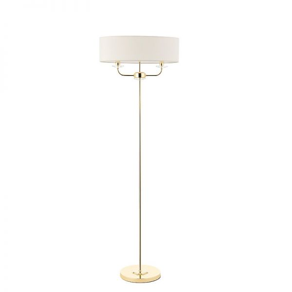 Nowoczesna lampa stojąca Kimberly gold