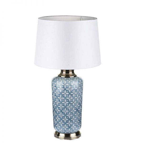 Lampa ceramiczna hampton Blue&White Ginger Jar VI